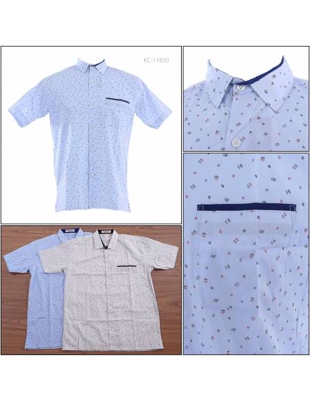 Kemeja Cowok Regular Lengan Pendek Fever M-XL