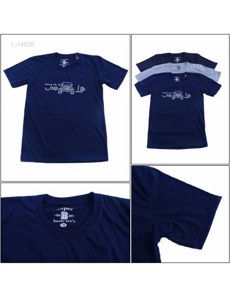 Kaos Oblong Cowok Lengan Pendek Super B M-XL