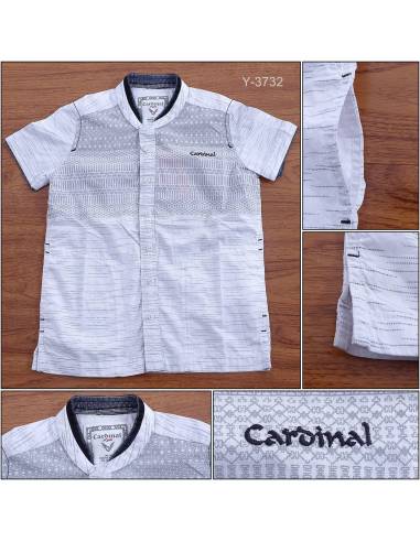 Kemeja Muslim Anak Cowok Lengan Pendek Cardinal...