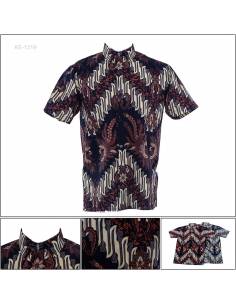 Kemeja Batik Cowok Regular Lengan Pendek Fever M-XL
