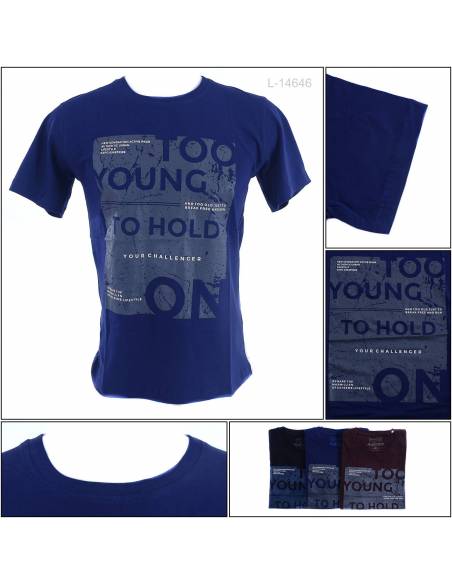 Kaos Oblong Cowok Lengan Pendek Maxmillian