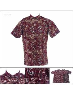 Kemeja Batik Cowok Regular Lengan Pendek Fever M-XL