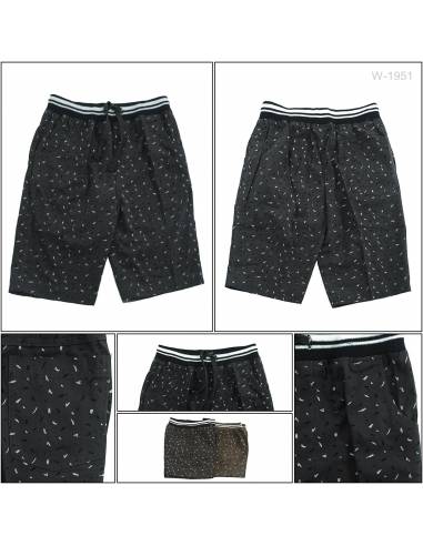 Celana Pendek Katun Anak Cowok Rib Kolor Benri 4-8