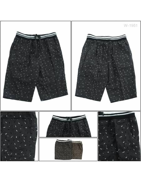 Celana Pendek Katun Anak Cowok Rib Kolor Benri 4-8