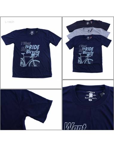 Kaos Oblong Cowok Lengan Pendek Super B M-XL