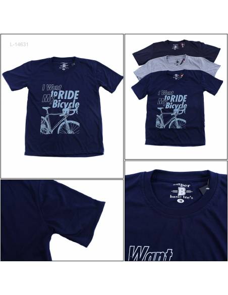 Kaos Oblong Cowok Lengan Pendek Super B M-XL