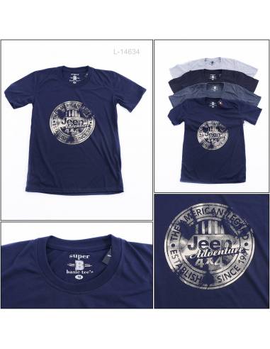 Kaos Oblong Cowok Lengan Pendek Super B M-XL