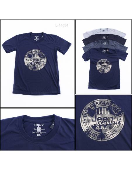 Kaos Oblong Cowok Lengan Pendek Super B M-XL