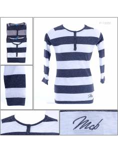 Kaos Oblong Cewek Lengan Panjang  MCB S-XL