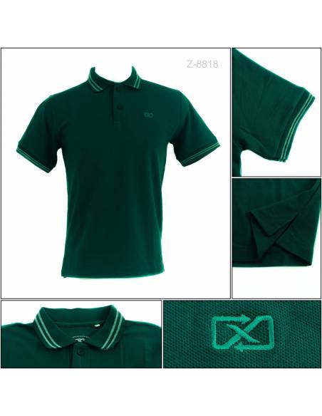 Kaos Kerah Cowok Lengan Pendekl Maxmillian M-XL