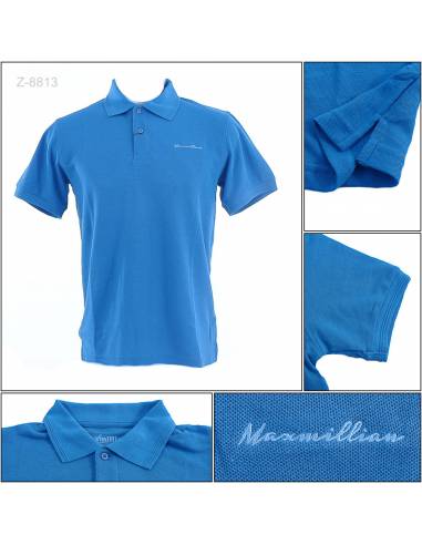 Kaos Kerah Cowok Polos Lengan Pendek Maxmillian...