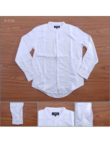 Kemeja Formal Muslim Cowok Lengan Panjang...