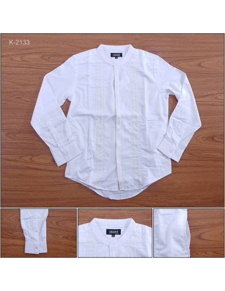 Kemeja Formal Muslim Cowok Lengan Panjang Cardinal M-XL