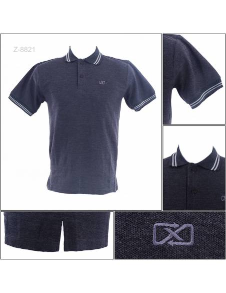 Kaos Kerah Cowok Lengan Pendek Maxmillian M-XL