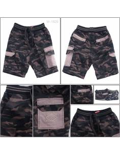 Celana Pendek Katun Anak Cowok Rib Kolor Cargo Benri 1-3