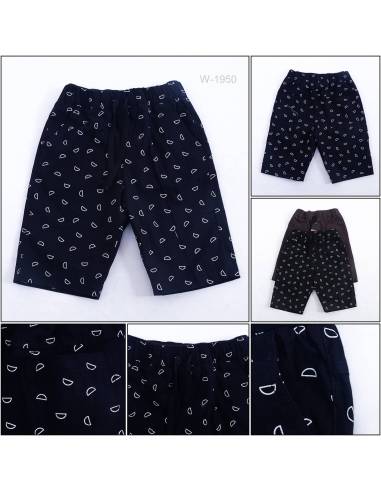 Celana Pendek Katun Anak Cowok Kolor Benri 4-8