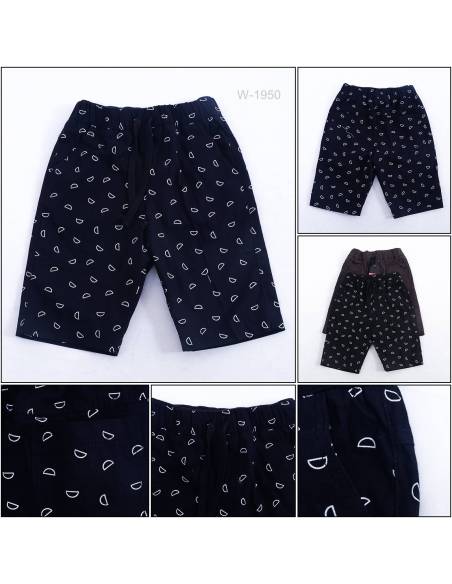 Celana Pendek Katun Anak Cowok Kolor Benri 4-8