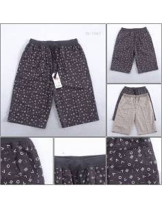 Celana Pendek Katun Anak Cowok Rib Kolor Benri 12-14