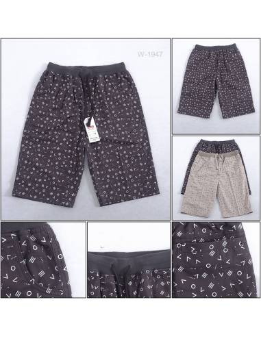 Celana Pendek Katun Anak Cowok Rib Kolor Benri...