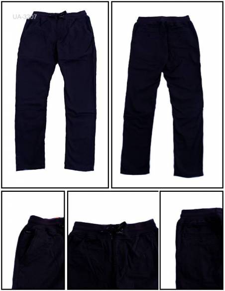 Celana Panjang Katun Reguler Cowok Rib Kolor Arvada M-XL