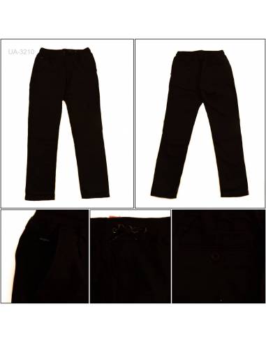 Celana Panjang Katun Reguler Cowok Rib Kolor...