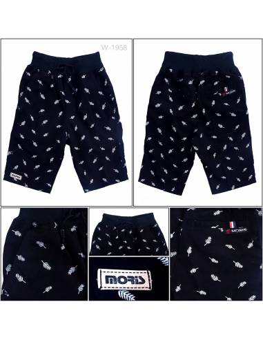 Celana Pendek Katun Anak Cowok Rib Kolor Moris...