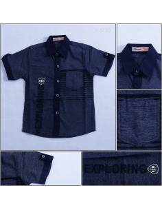 Kemeja Anak Cowok Lengan Pendek Maxmillian 7-9