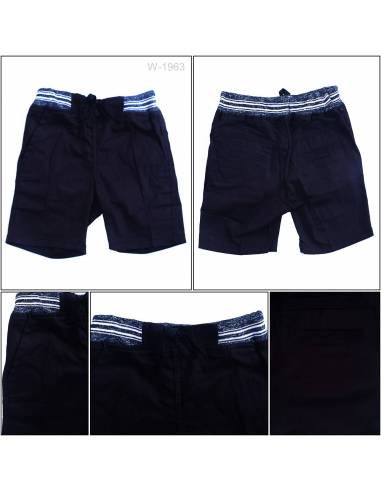 Celana Pendek Katun Anak Cowok Rib Kolor...