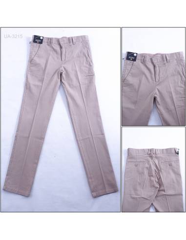 Celana Panjang Katun Slim Fit Cowok Stretch...