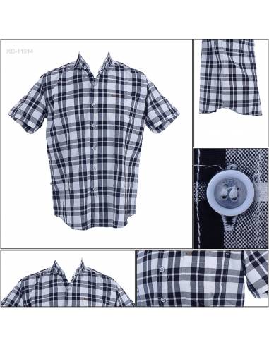 Kemeja Cowok Regular Lengan Pendek Top Ten M-XL