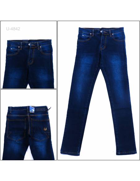 Celana Panjang Jeans Slim Fit Cowok Stretch Must Evan's 28-32
