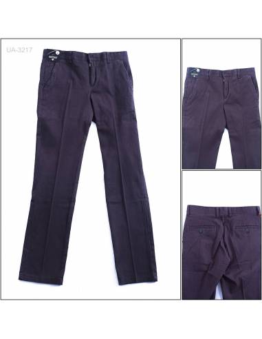 Celana Panjang Katun Slim Fit Cowok Stretch...