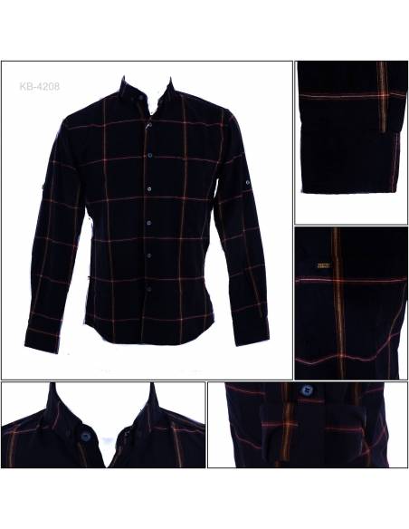 Kemeja Cowok Lengan Panjang Top Ten M-XL