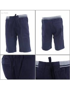 Celana Pendek Katun Cowok Polos Rib Kolor Maxmillian 2XL-4XL