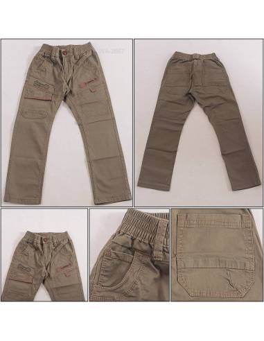 Celana Panjang Katun Anak Cowok Kolor Cardinal 6-8