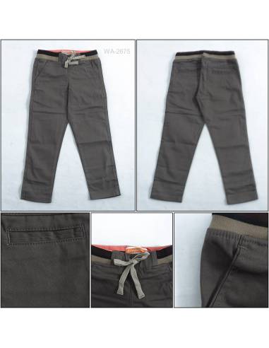 Celana Panjang Katun Anak Cowok Rib Kolor...
