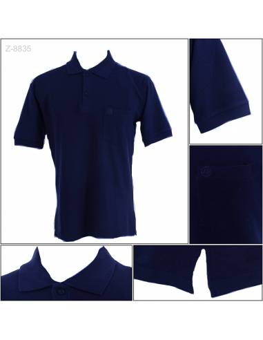 Kaos Kerah Cowok Polos Lengan Pendek Jack Bill...