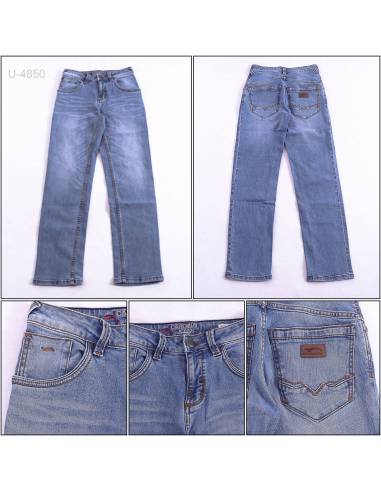 Celana Panjang Jeans Reguler Cowok Stretch...