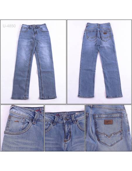 Celana Panjang Jeans Reguler Cowok Stretch Cardinal 28-32