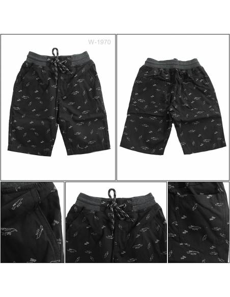 Celana Pendek Katun Anak Cowok Rib Kolor Gazr 2XL-3XL