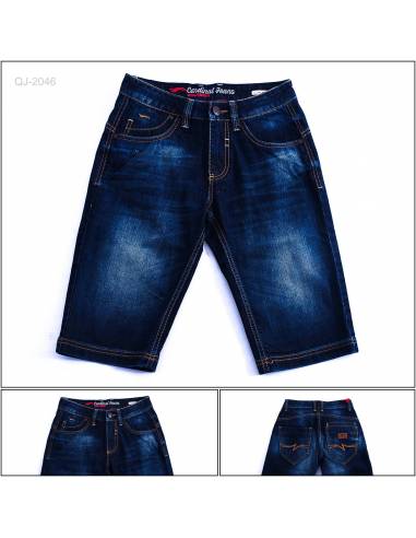 Celana Pendek Jeans Cowok Slim Fit Cardinal 28-32