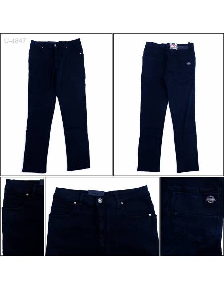 Celana Panjang Jeans Reguler Cowok Stretch Must Evans 33-38
