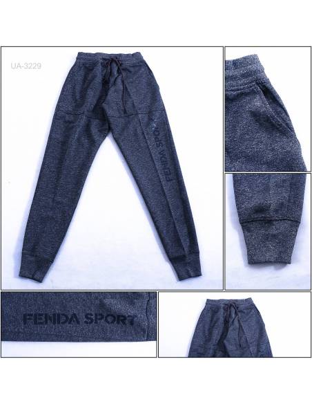 Celana Training Panjang Slim Fit Cowok Fenda M-XL