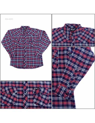 Kemeja Cowok/Casual Shirt Lengan Panjang Agan M-XL