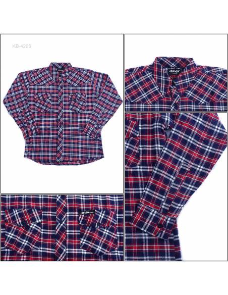 Kemeja Cowok/Casual Shirt Lengan Panjang Agan M-XL