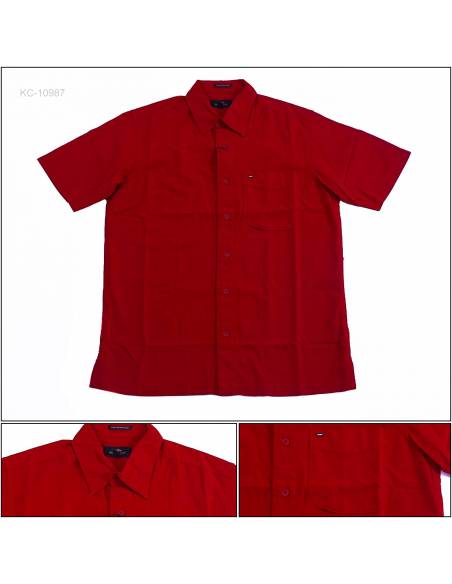 Kemeja Cowok Reguler Lengan Pendek M Gee M-XL