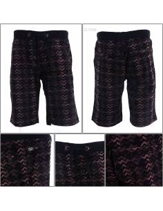 Celana Pendek Katun Cowok Motif Rib Kolor Vice M-XL