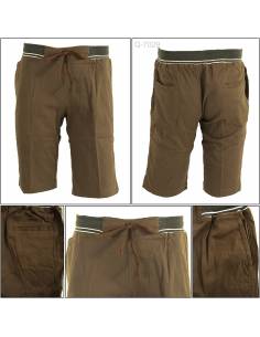 Celana Pendek Katun Cowok Polos Rib Kolor Maxmillian M-XL