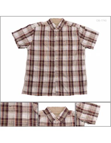 Obral Kemeja Cowok Reguler Lengan Pendek...