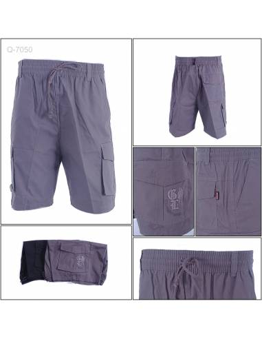 Celana Pendek Cargo Cowok Kolor Golius M-2XL